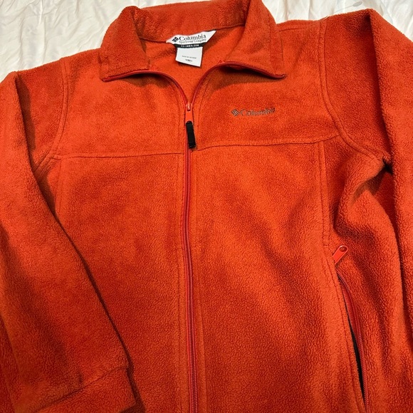 Columbia Red Fleece Jacket - Picture 2 of 5